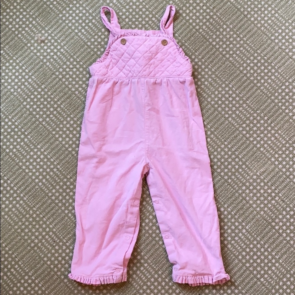Little English Pink 3T Corduroy Overalls